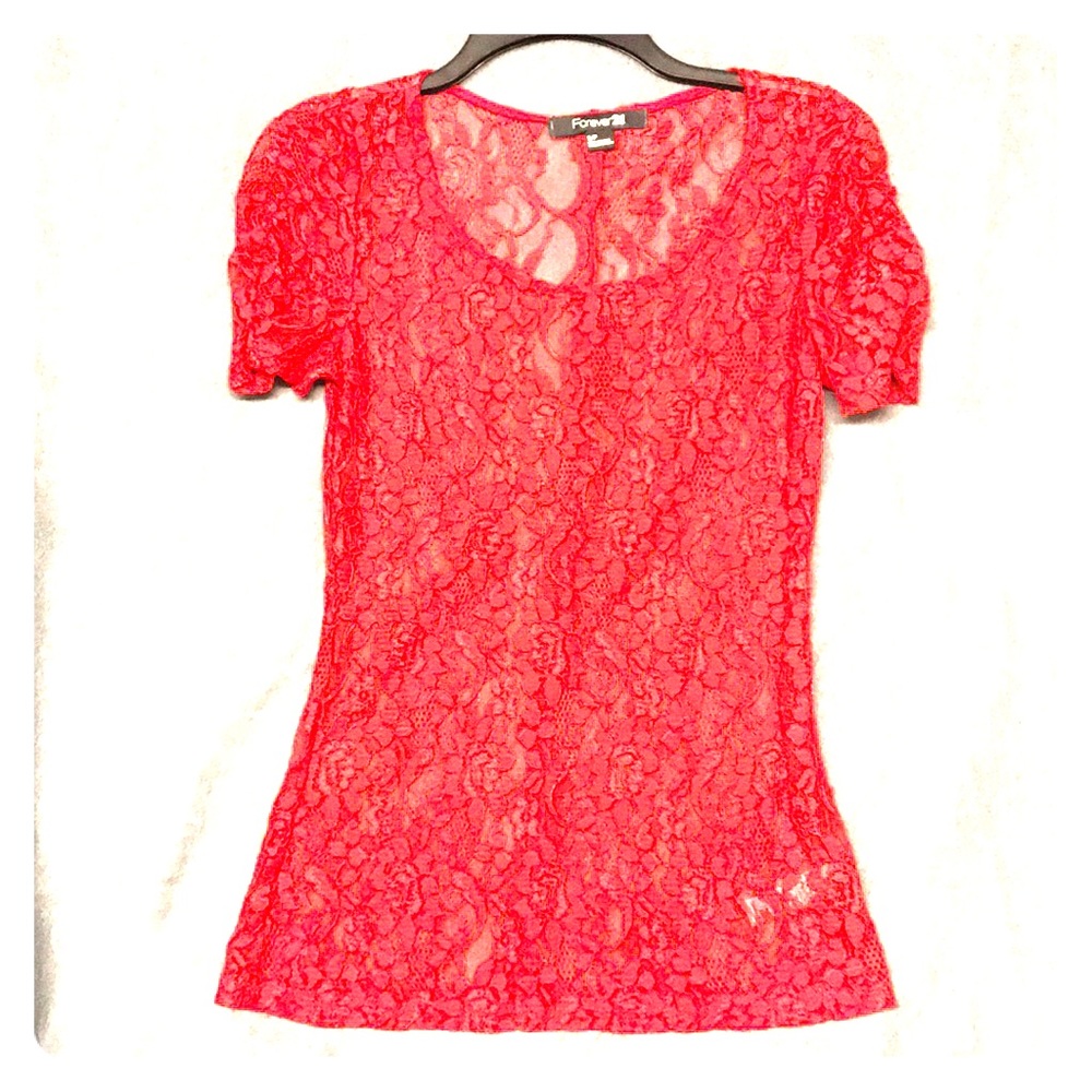 NWOT Forever 21 beautiful sheer top